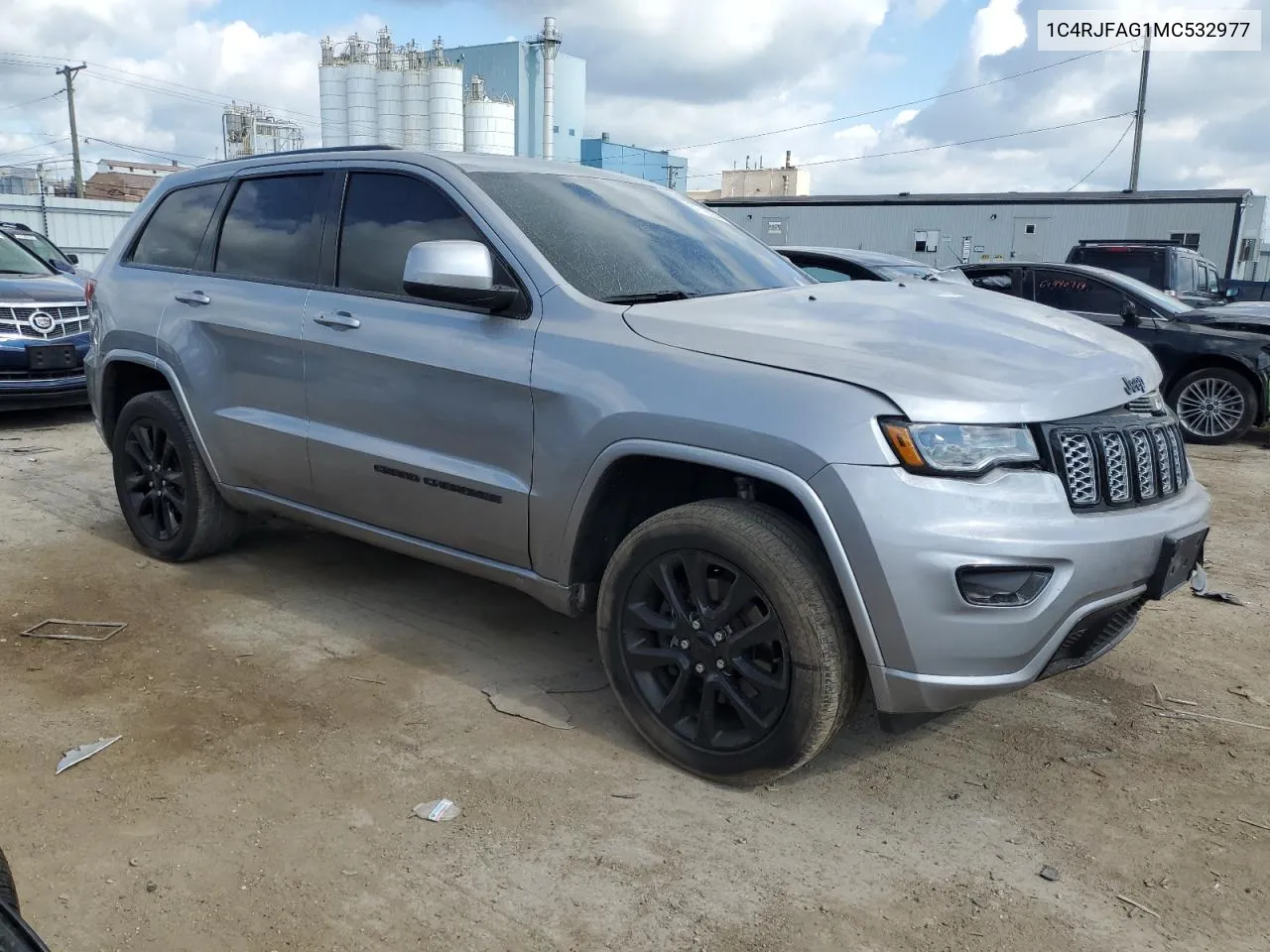 2021 Jeep Grand Cherokee Laredo VIN: 1C4RJFAG1MC532977 Lot: 61716584