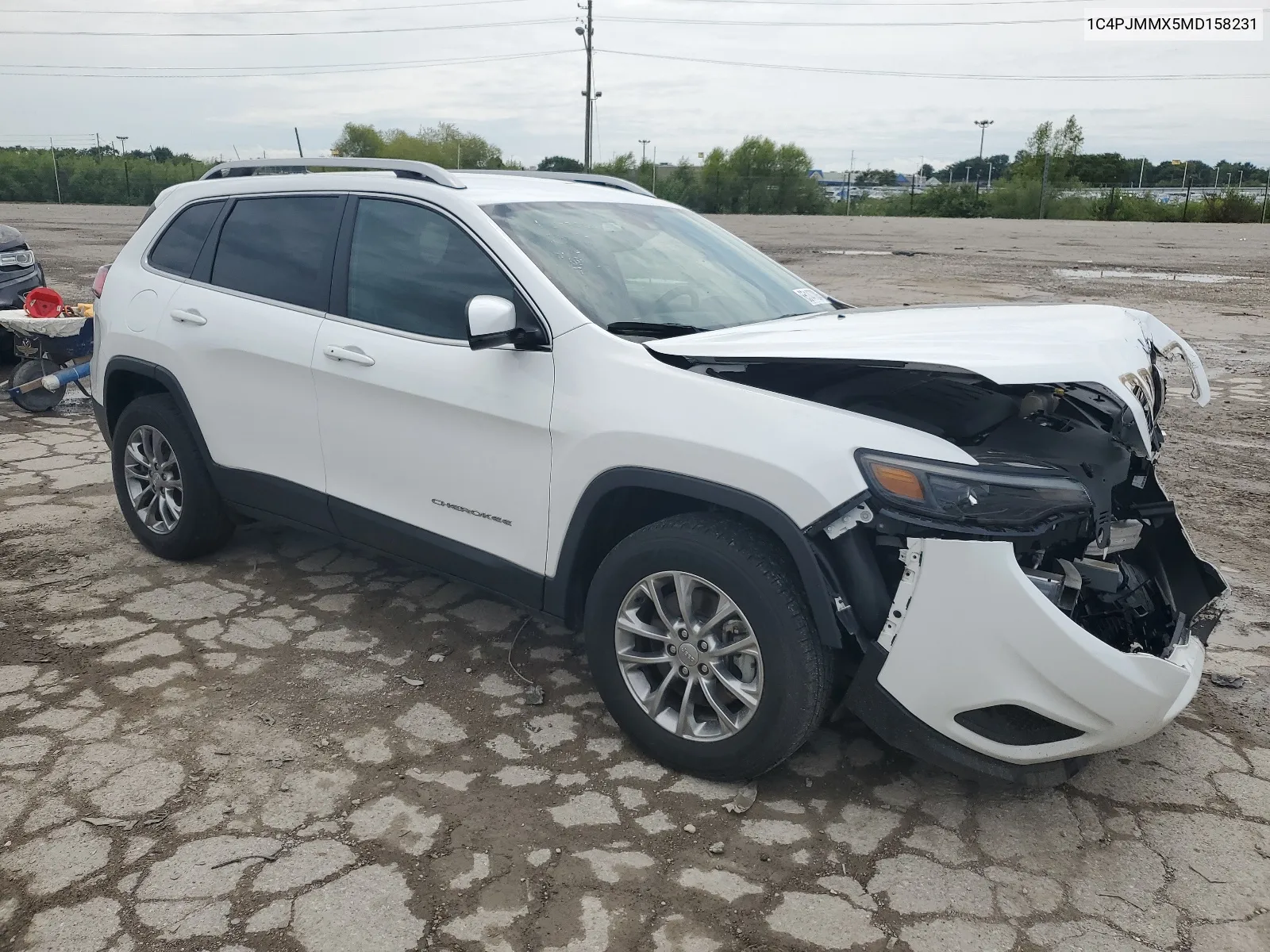 2021 Jeep Cherokee Latitude Lux VIN: 1C4PJMMX5MD158231 Lot: 65147884