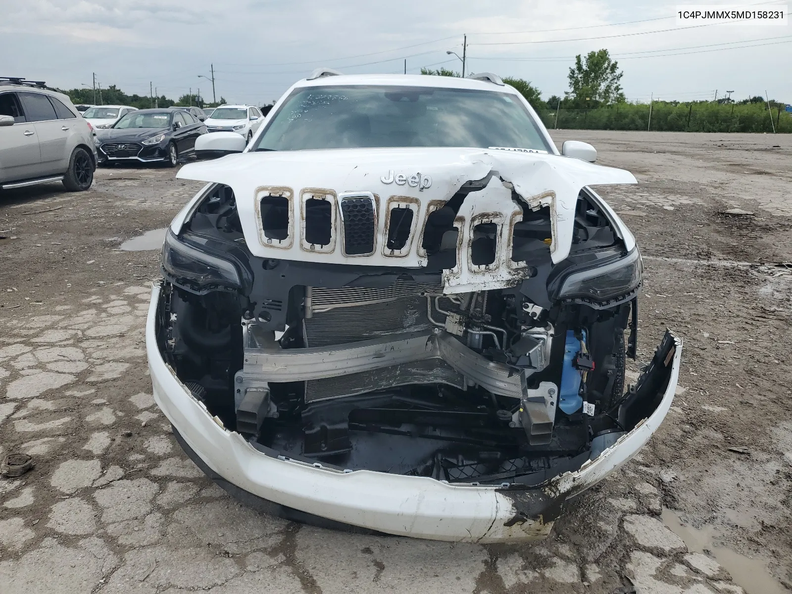 2021 Jeep Cherokee Latitude Lux VIN: 1C4PJMMX5MD158231 Lot: 65147884