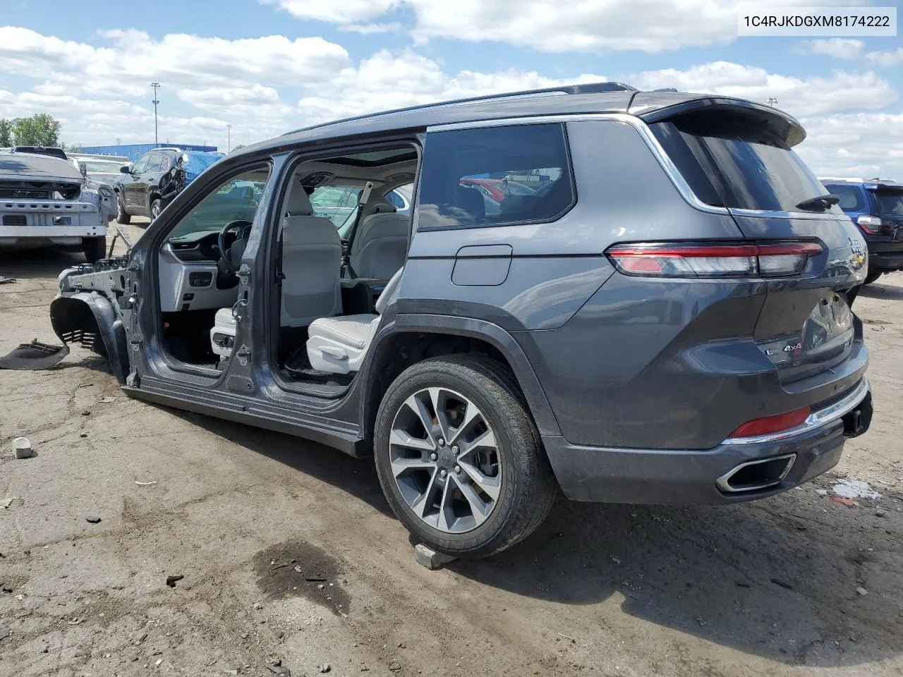 1C4RJKDGXM8174222 2021 Jeep Grand Cherokee L Overland