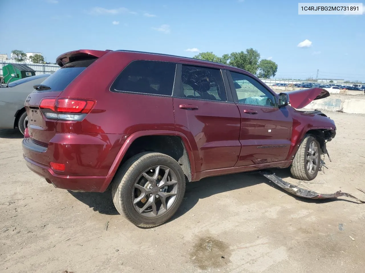 2021 Jeep Grand Cherokee Limited VIN: 1C4RJFBG2MC731891 Lot: 67163654