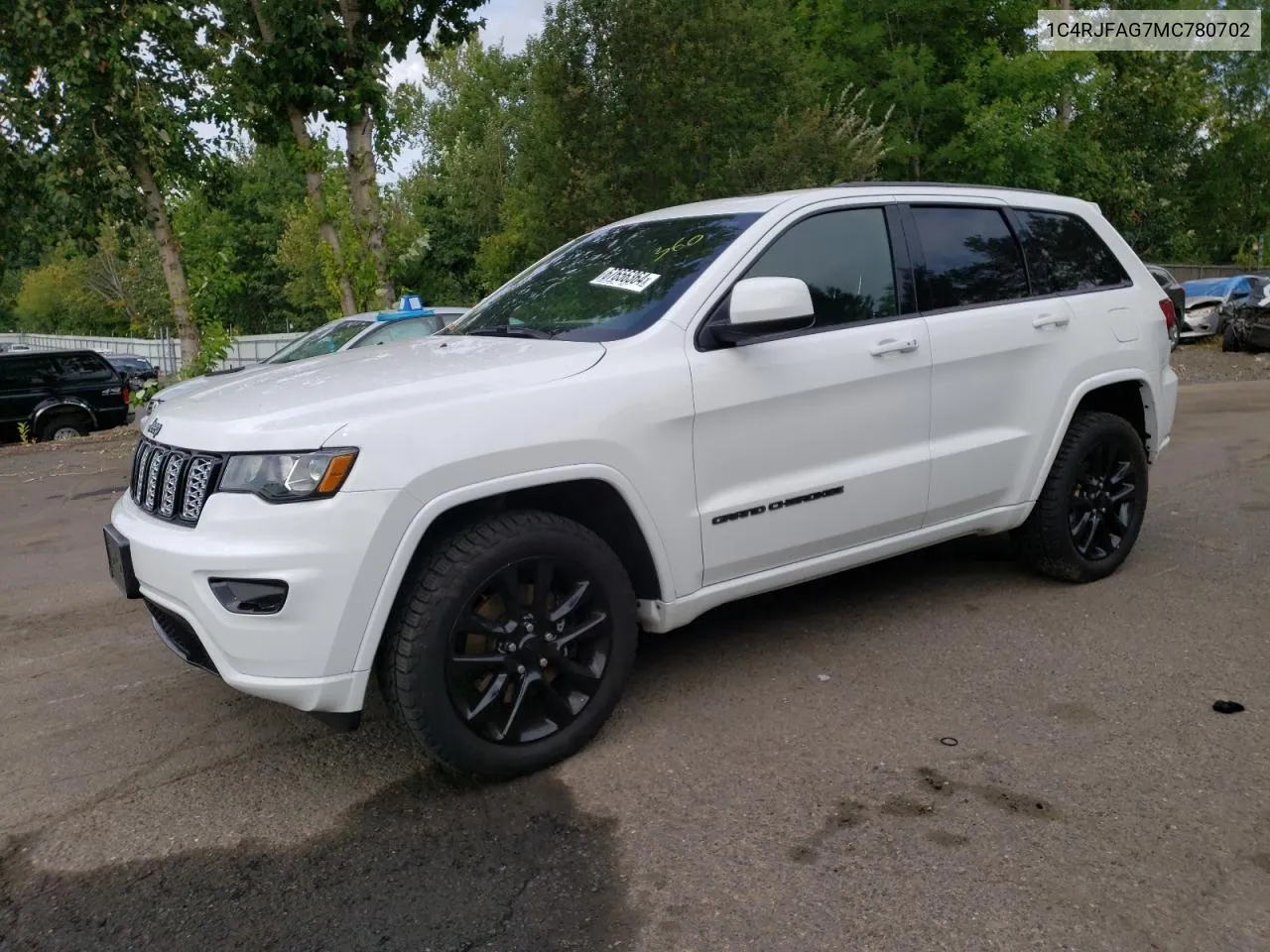 2021 Jeep Grand Cherokee Laredo VIN: 1C4RJFAG7MC780702 Lot: 67656364