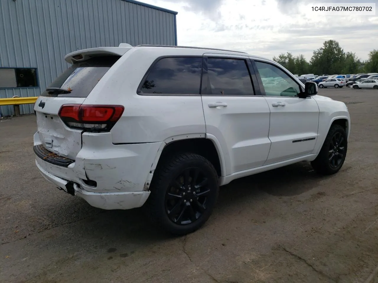 2021 Jeep Grand Cherokee Laredo VIN: 1C4RJFAG7MC780702 Lot: 67656364