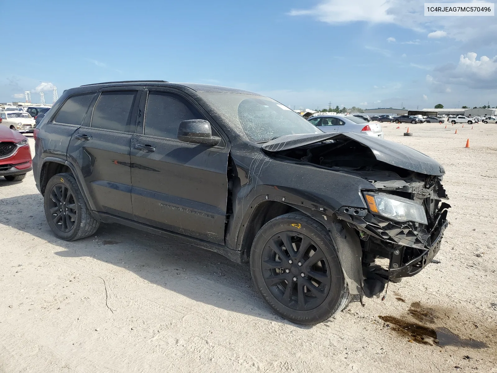 2021 Jeep Grand Cherokee Laredo VIN: 1C4RJEAG7MC570496 Lot: 73298214