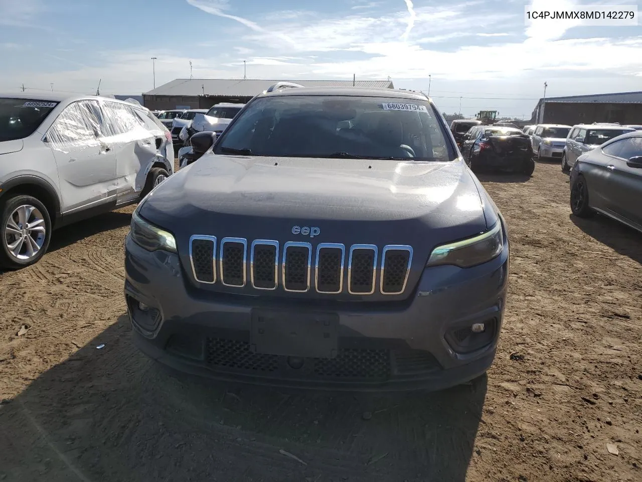 1C4PJMMX8MD142279 2021 Jeep Cherokee Latitude Lux