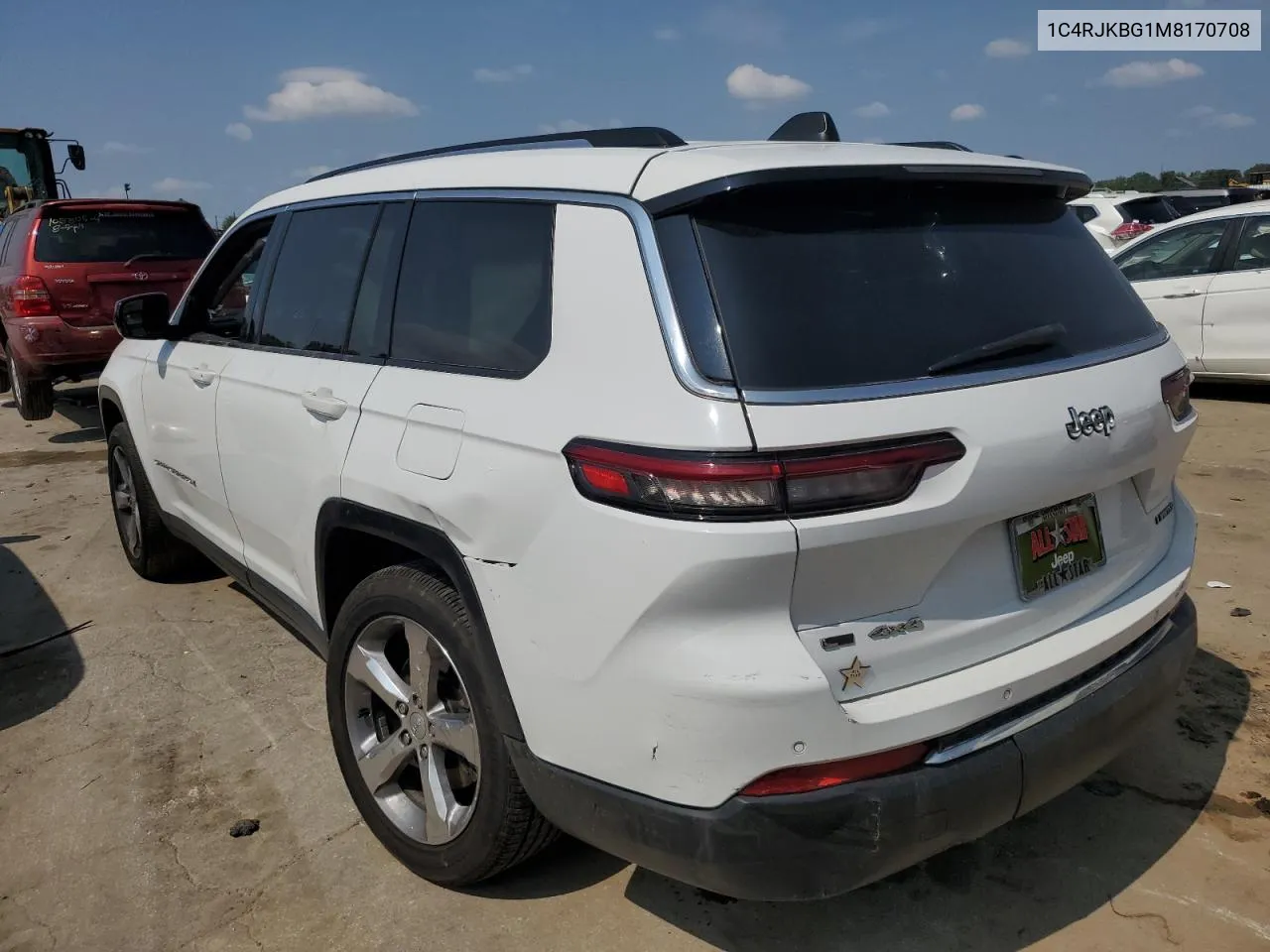 2021 Jeep Grand Cherokee L Limited VIN: 1C4RJKBG1M8170708 Lot: 68255884