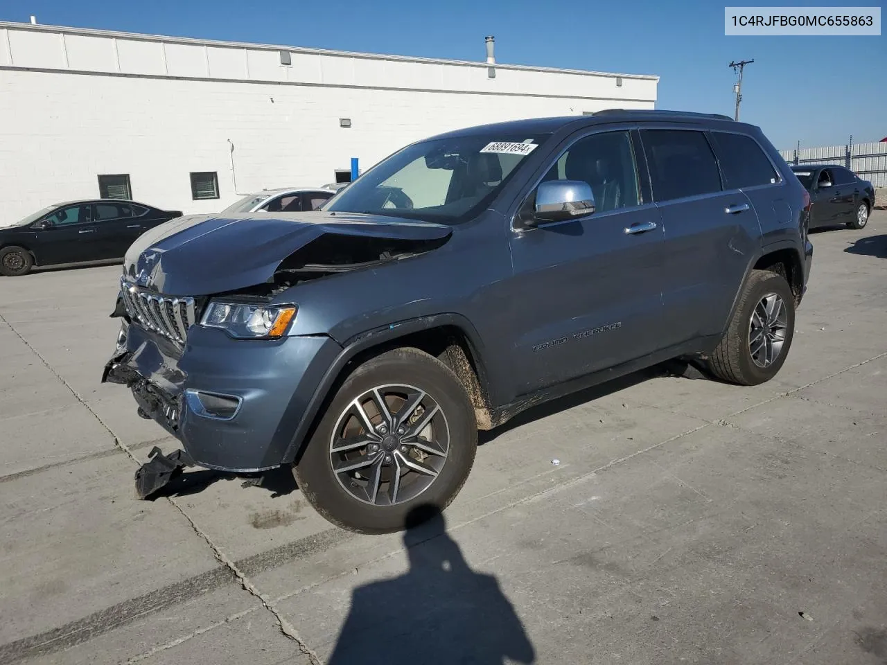 2021 Jeep Grand Cherokee Limited VIN: 1C4RJFBG0MC655863 Lot: 68891694