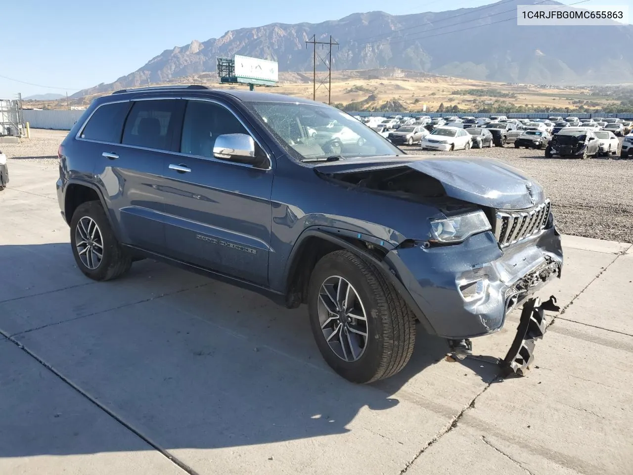 2021 Jeep Grand Cherokee Limited VIN: 1C4RJFBG0MC655863 Lot: 68891694