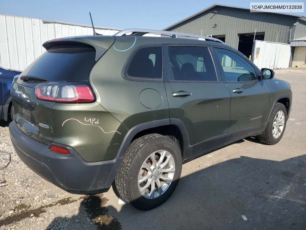 1C4PJMCB4MD132838 2021 Jeep Cherokee Latitude