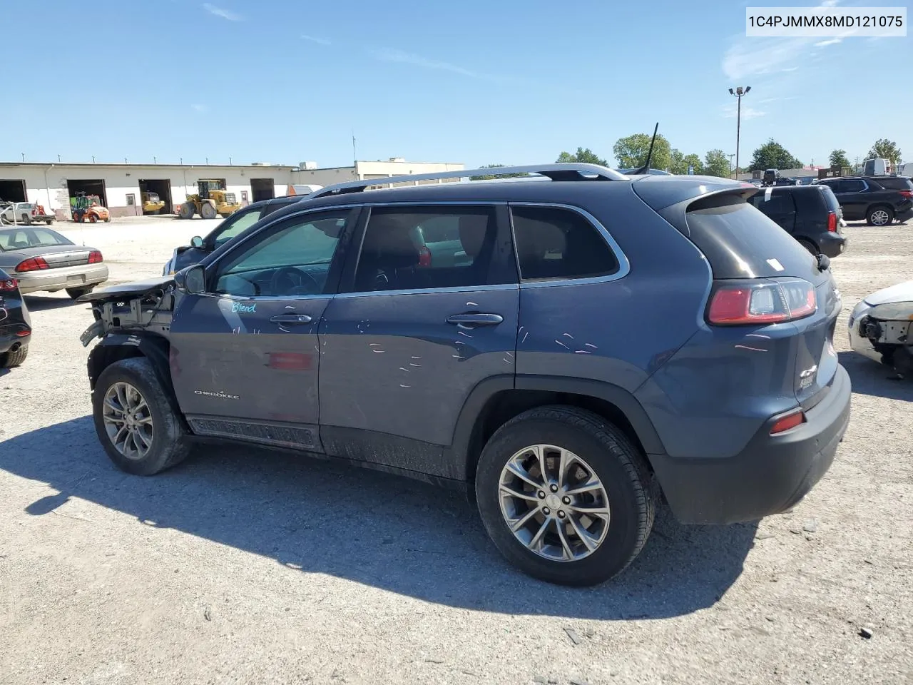 2021 Jeep Cherokee Latitude Lux VIN: 1C4PJMMX8MD121075 Lot: 69051264