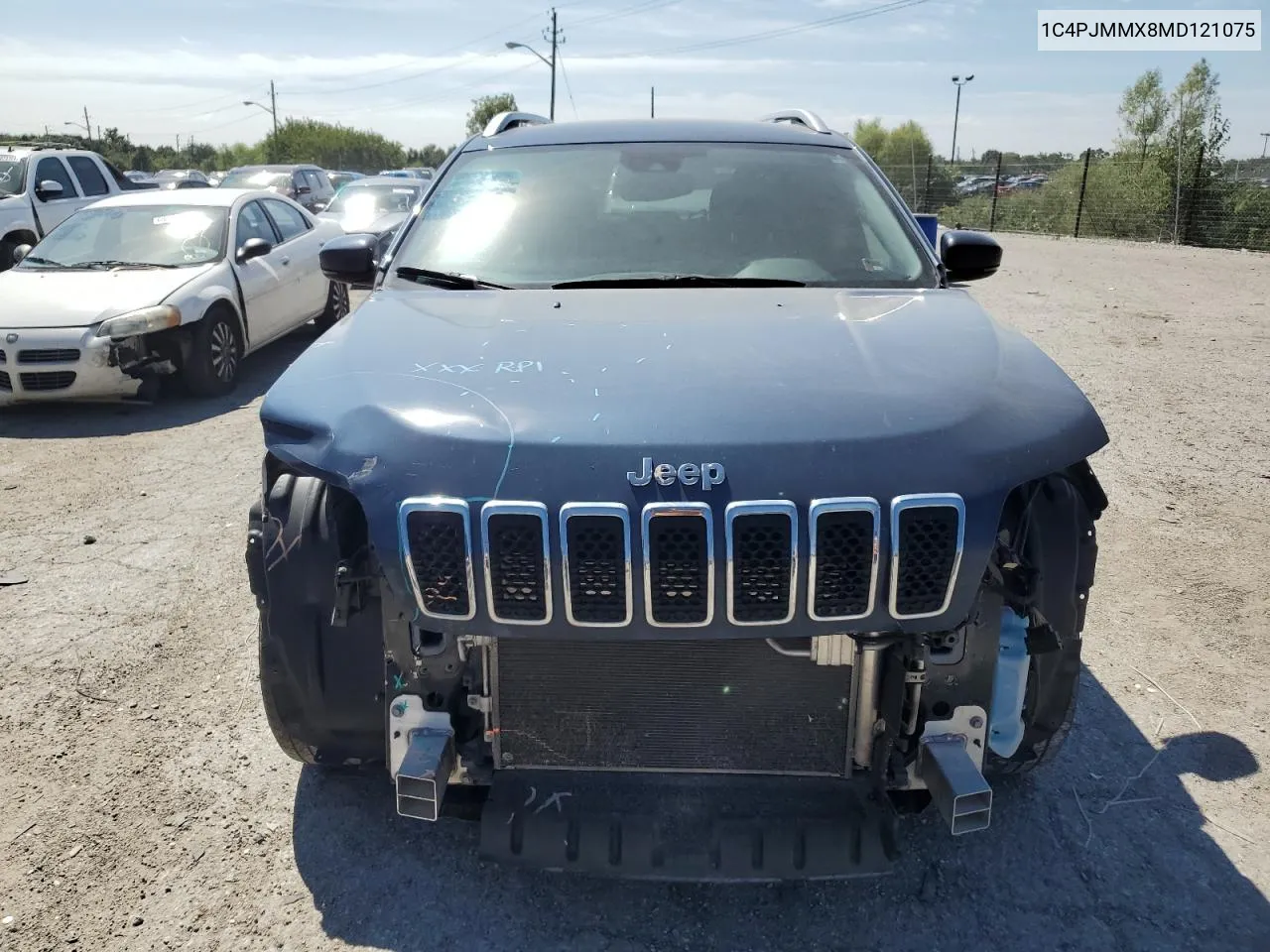 2021 Jeep Cherokee Latitude Lux VIN: 1C4PJMMX8MD121075 Lot: 69051264