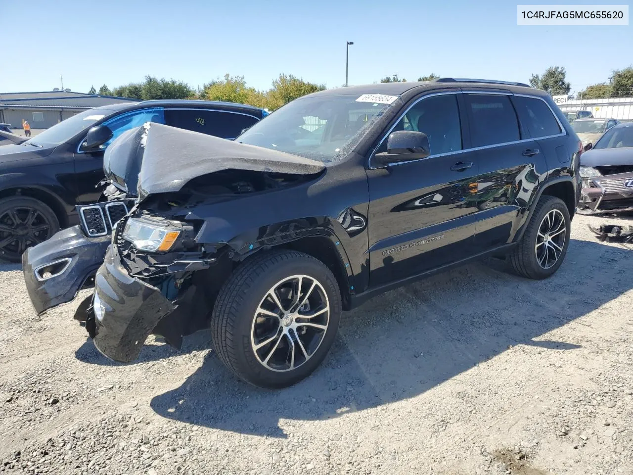 2021 Jeep Grand Cherokee Laredo VIN: 1C4RJFAG5MC655620 Lot: 69155634