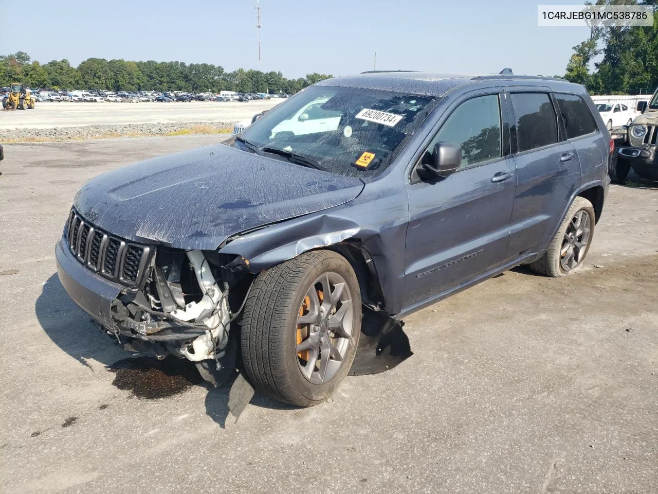 1C4RJEBG1MC538786 2021 Jeep Grand Cherokee Limited