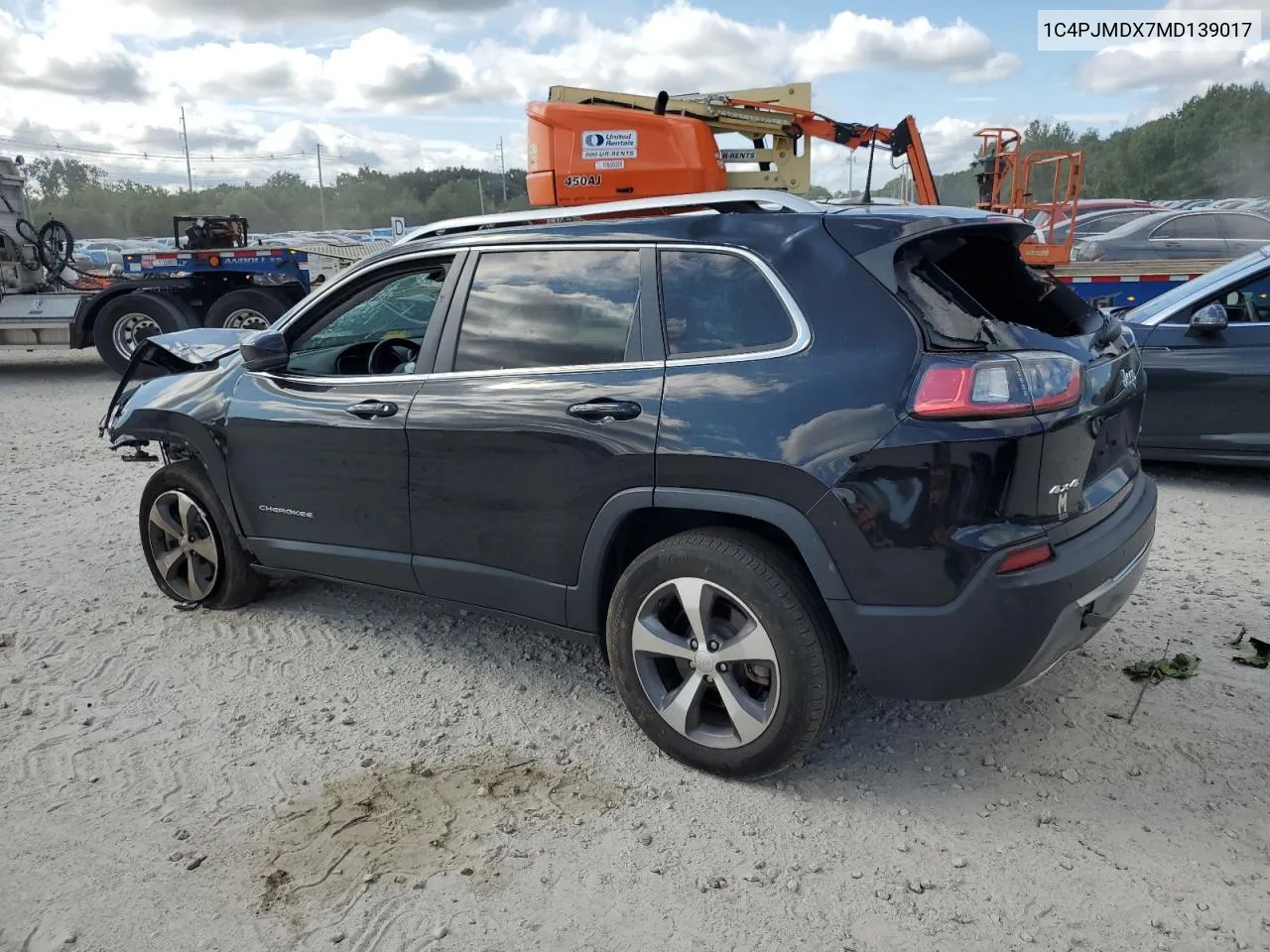 2021 Jeep Cherokee Limited VIN: 1C4PJMDX7MD139017 Lot: 69211084