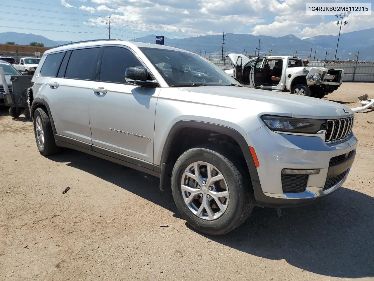 2021 Jeep Grand Cherokee L Limited VIN: 1C4RJKBG2M8112915 Lot: 69684694