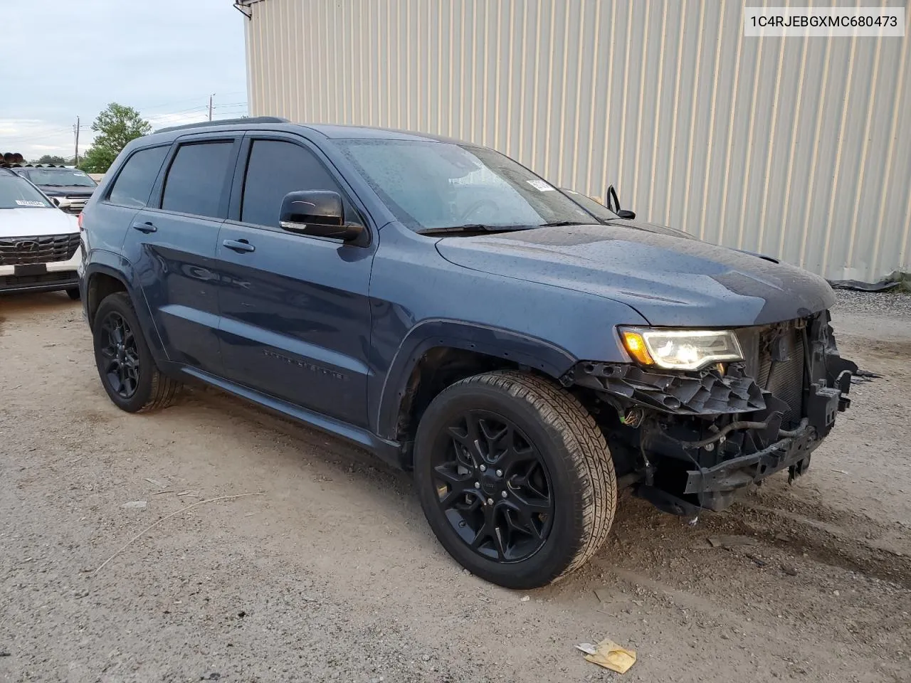 2021 Jeep Grand Cherokee Limited VIN: 1C4RJEBGXMC680473 Lot: 69710164