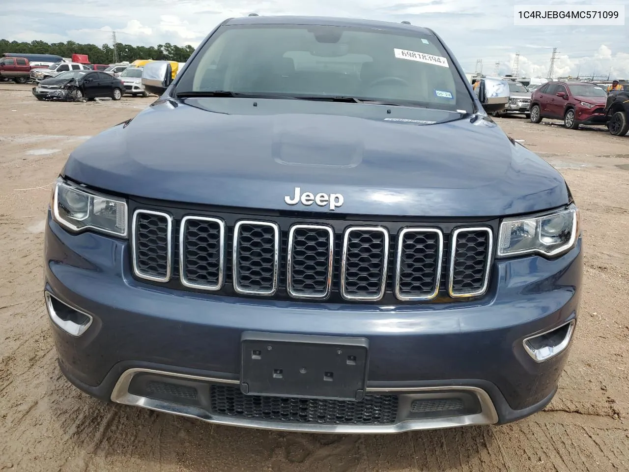 2021 Jeep Grand Cherokee Limited VIN: 1C4RJEBG4MC571099 Lot: 69818394