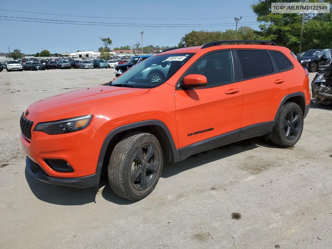 1C4PJMLB7MD122949 2021 Jeep Cherokee Latitude Plus