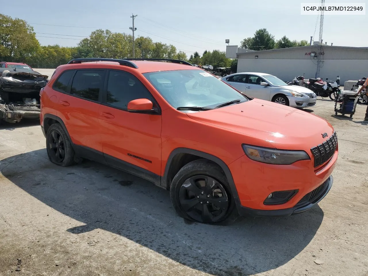 2021 Jeep Cherokee Latitude Plus VIN: 1C4PJMLB7MD122949 Lot: 69854144