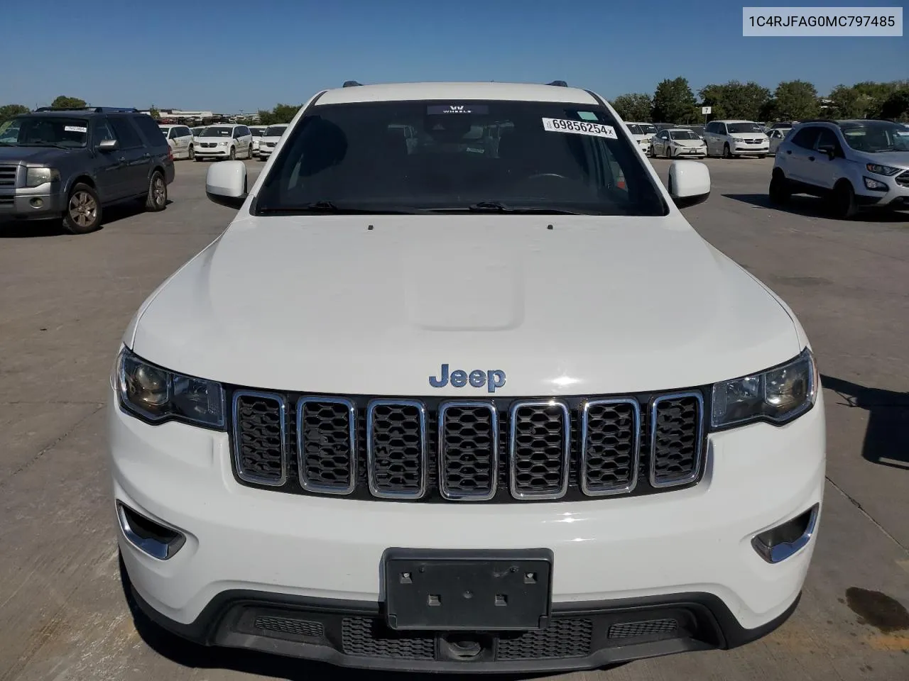 2021 Jeep Grand Cherokee Laredo VIN: 1C4RJFAG0MC797485 Lot: 69856254