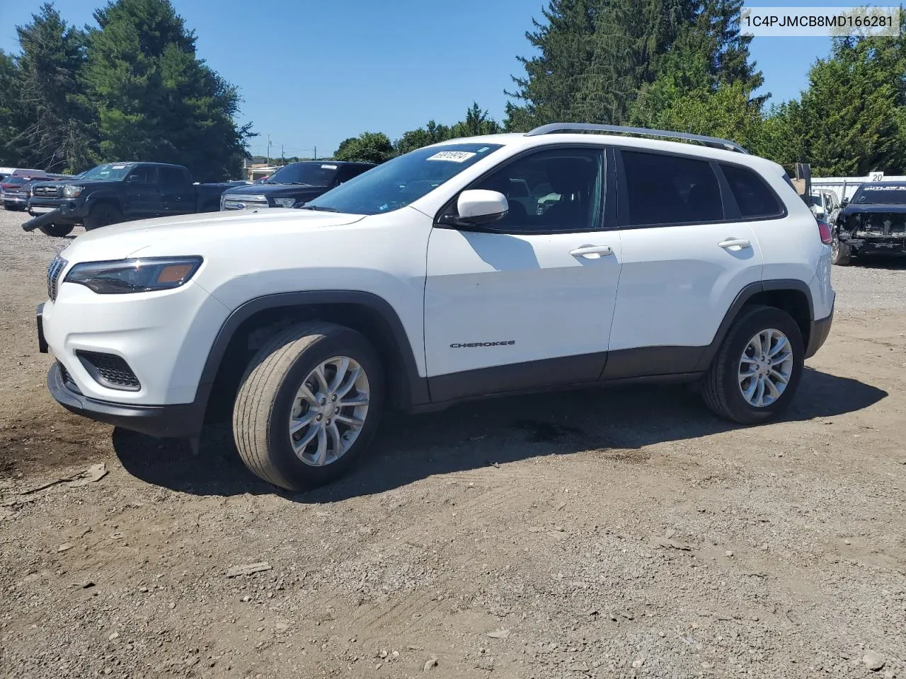 2021 Jeep Cherokee Latitude VIN: 1C4PJMCB8MD166281 Lot: 69918914