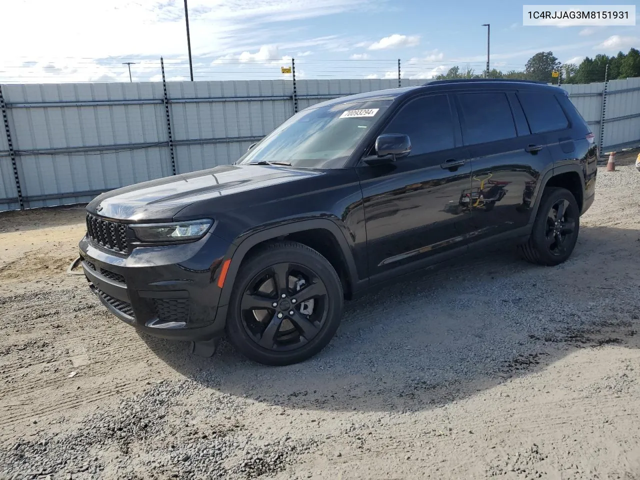 2021 Jeep Grand Cherokee L Laredo VIN: 1C4RJJAG3M8151931 Lot: 70093294