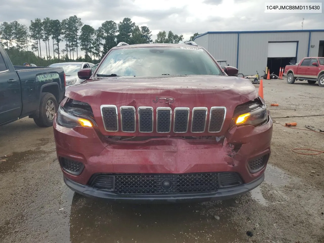 1C4PJMCB8MD115430 2021 Jeep Cherokee Latitude