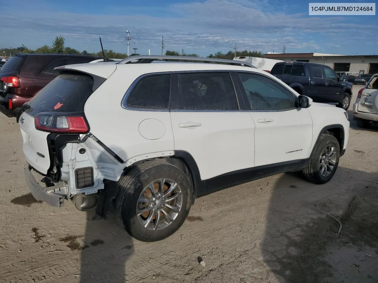 1C4PJMLB7MD124684 2021 Jeep Cherokee Latitude Plus