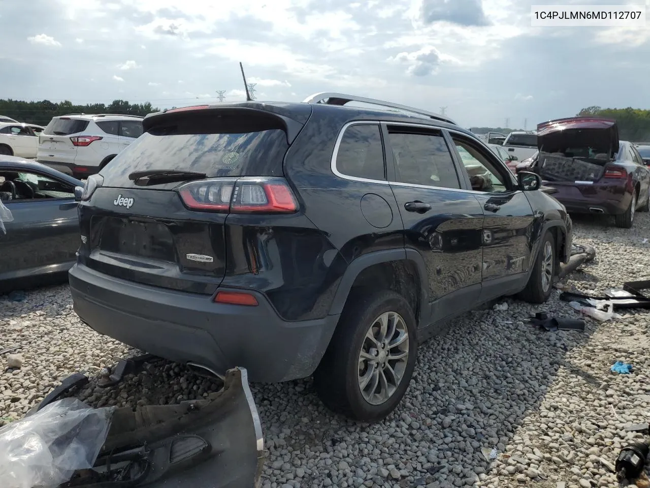 2021 Jeep Cherokee Latitude Lux VIN: 1C4PJLMN6MD112707 Lot: 70374644