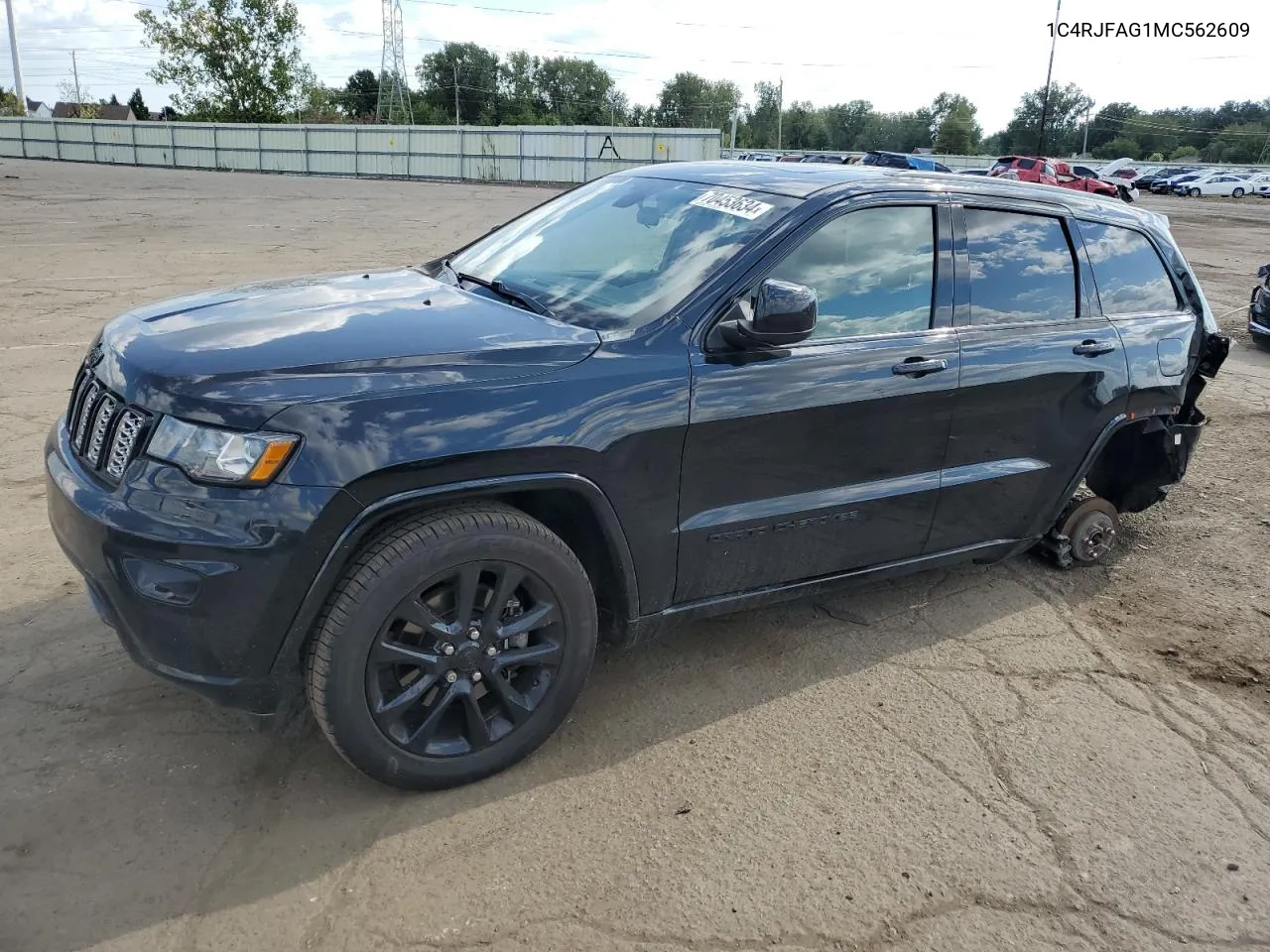 2021 Jeep Grand Cherokee Laredo VIN: 1C4RJFAG1MC562609 Lot: 70453634