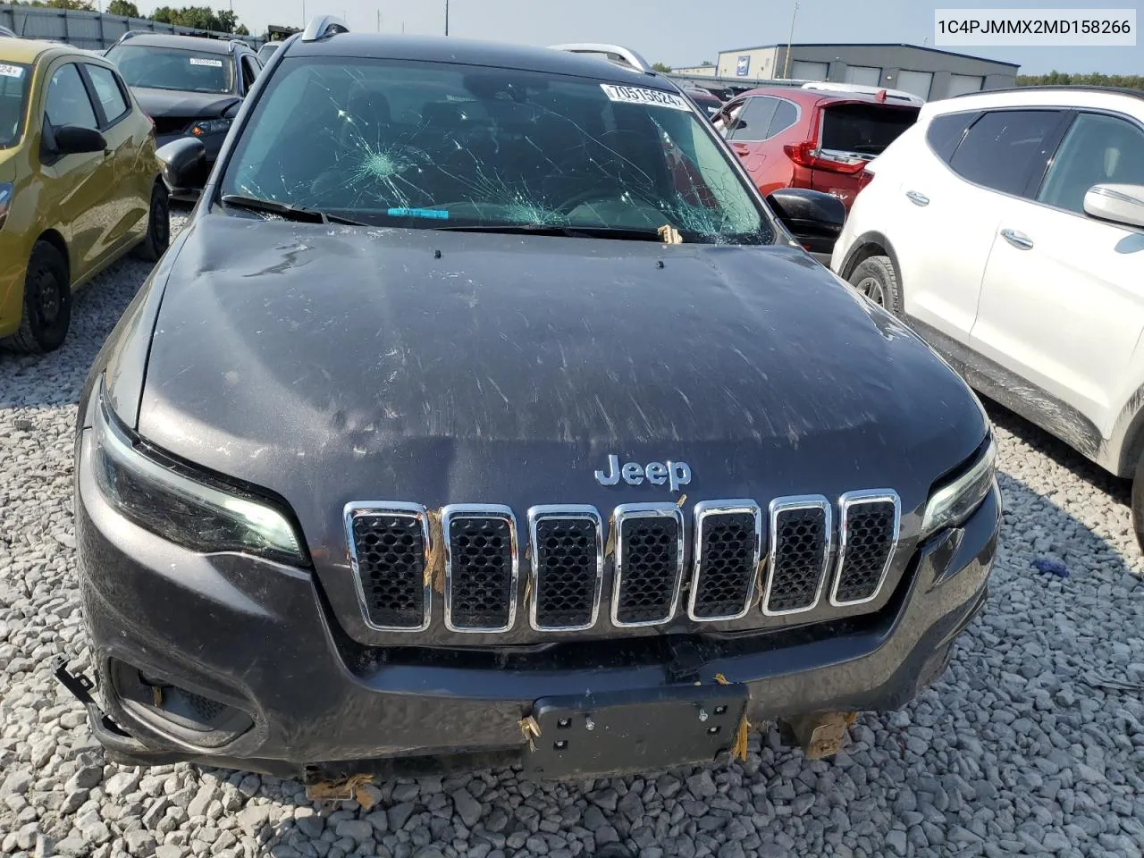 1C4PJMMX2MD158266 2021 Jeep Cherokee Latitude Lux