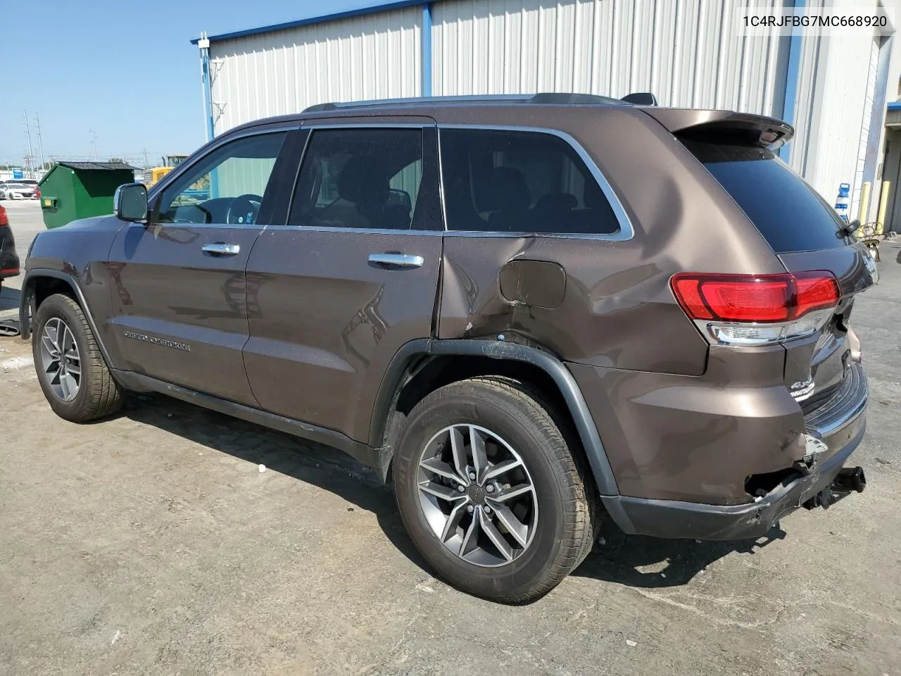 2021 Jeep Grand Cherokee Limited VIN: 1C4RJFBG7MC668920 Lot: 70587054