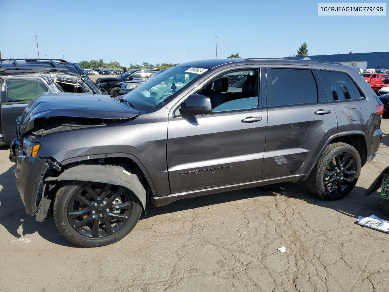 2021 Jeep Grand Cherokee Laredo VIN: 1C4RJFAG1MC779495 Lot: 70606924