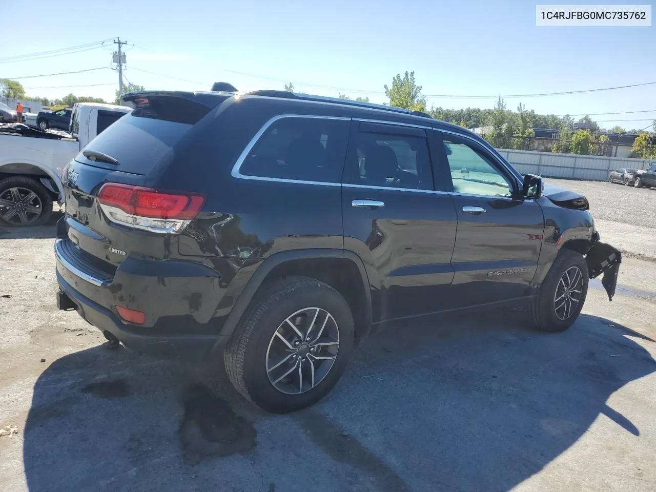 2021 Jeep Grand Cherokee Limited VIN: 1C4RJFBG0MC735762 Lot: 70763724