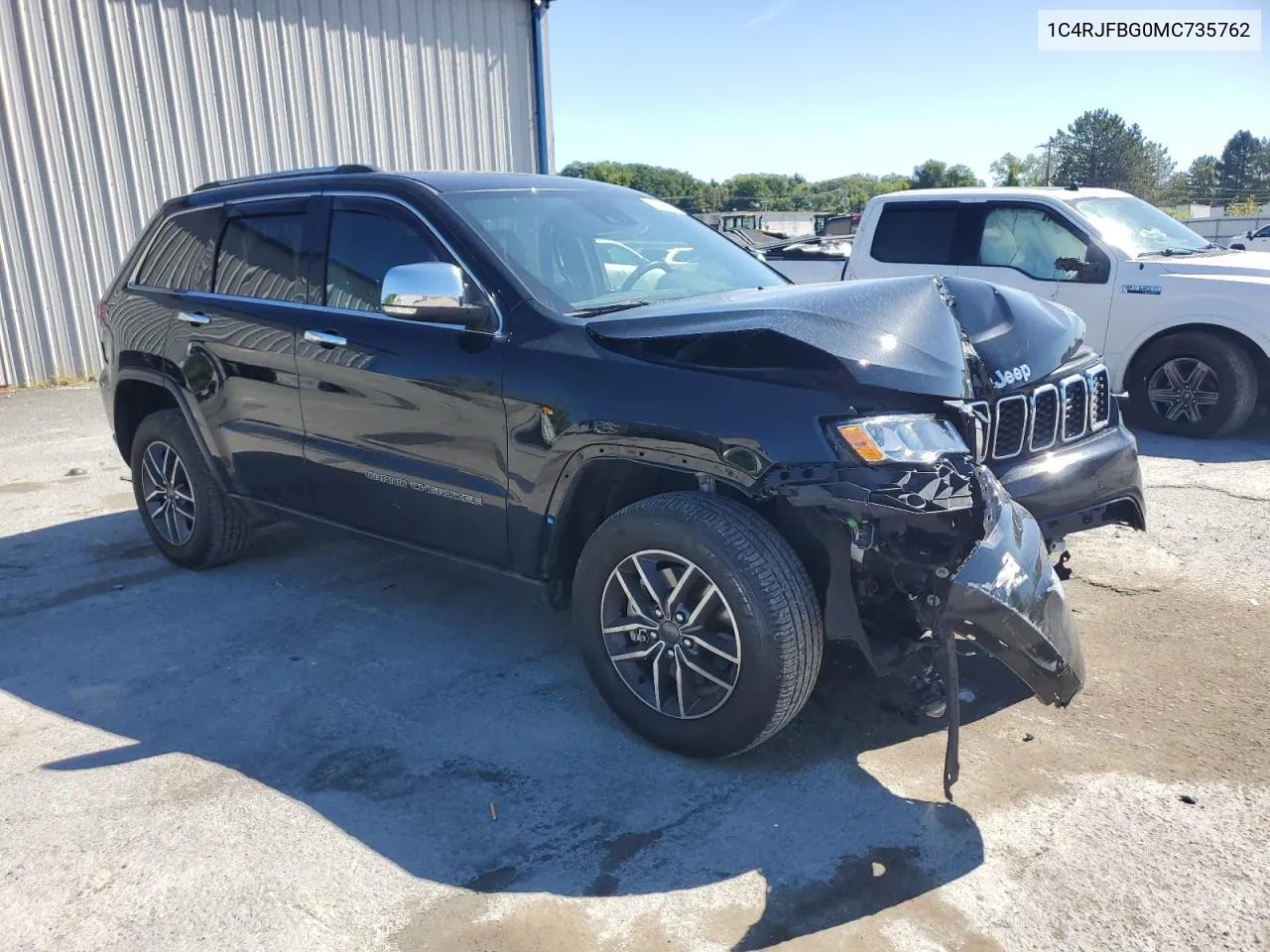 2021 Jeep Grand Cherokee Limited VIN: 1C4RJFBG0MC735762 Lot: 70763724