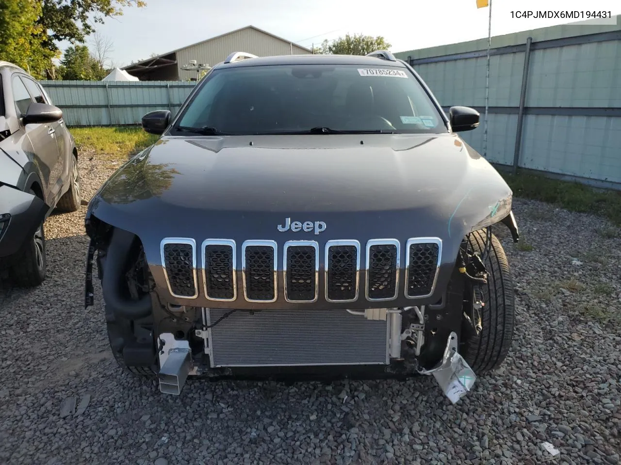 2021 Jeep Cherokee Limited VIN: 1C4PJMDX6MD194431 Lot: 70785234