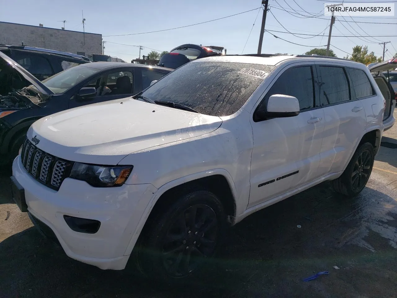 2021 Jeep Grand Cherokee Laredo VIN: 1C4RJFAG4MC587245 Lot: 70785904