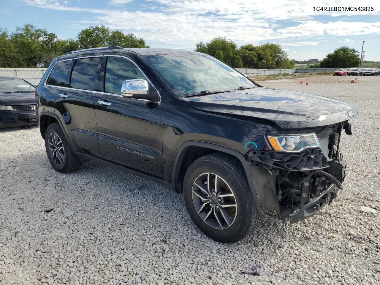 2021 Jeep Grand Cherokee Limited VIN: 1C4RJEBG1MC543826 Lot: 71026844