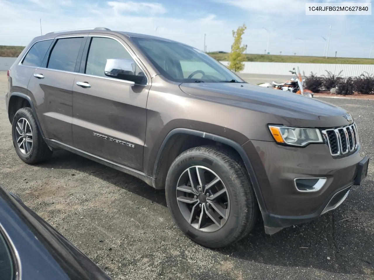 2021 Jeep Grand Cherokee Limited VIN: 1C4RJFBG2MC627840 Lot: 71036804