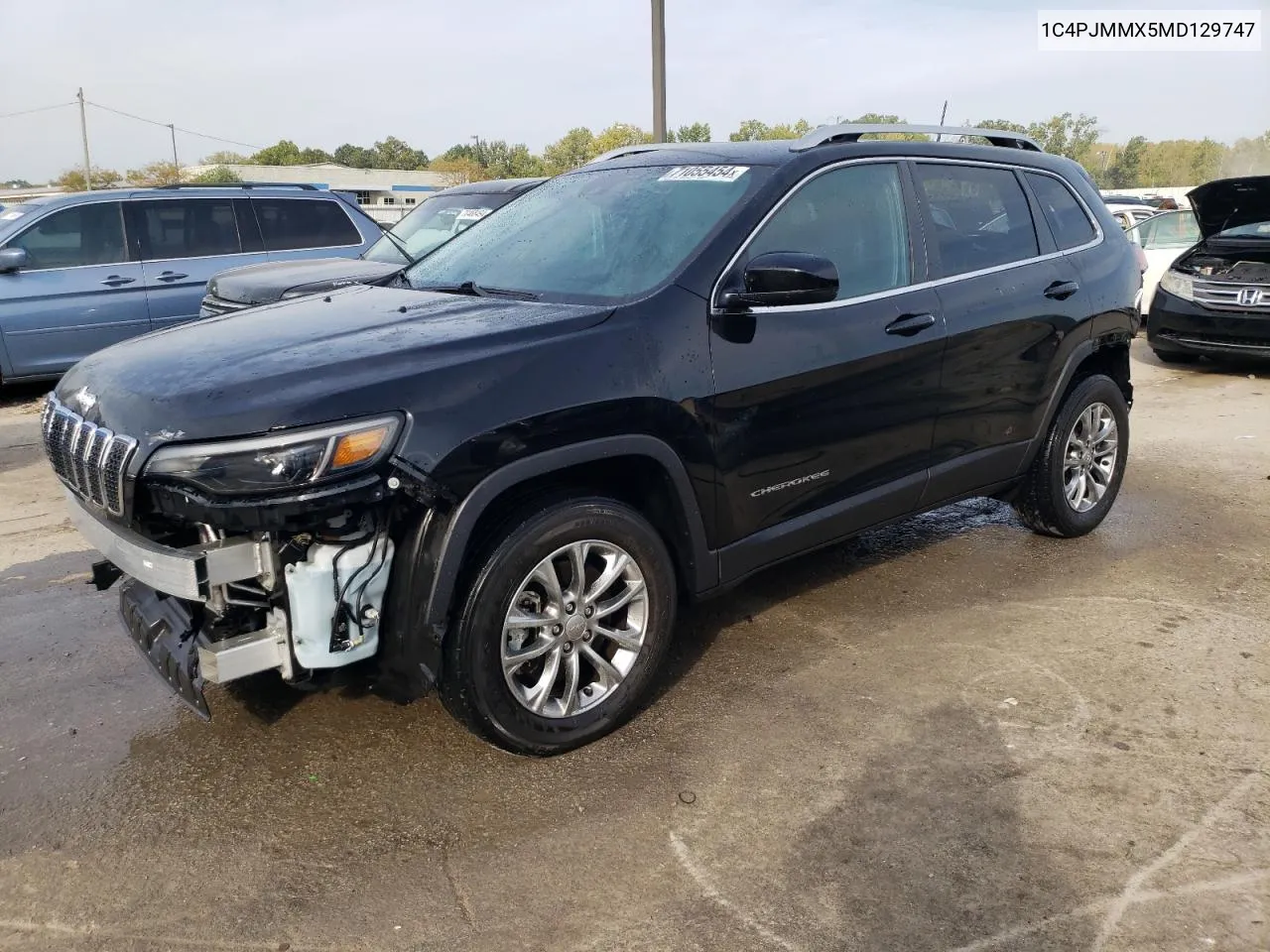 2021 Jeep Cherokee Latitude Lux VIN: 1C4PJMMX5MD129747 Lot: 71055454