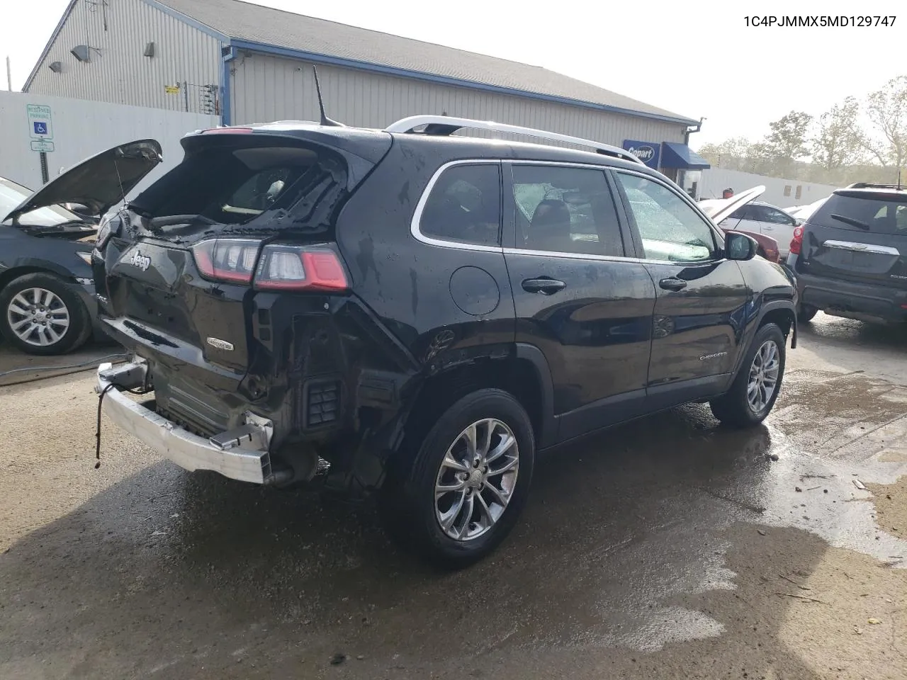 2021 Jeep Cherokee Latitude Lux VIN: 1C4PJMMX5MD129747 Lot: 71055454