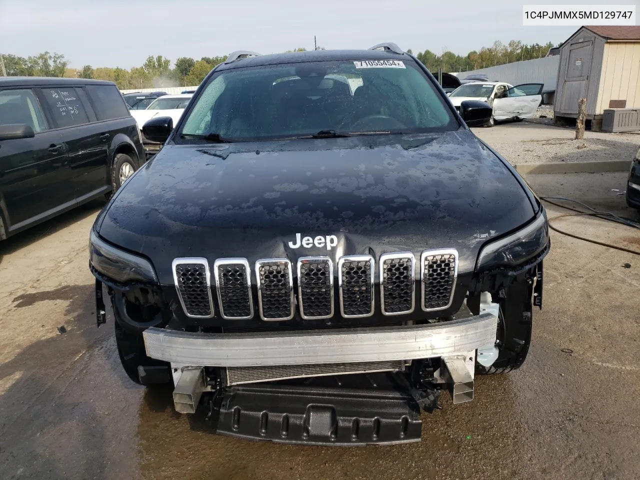 2021 Jeep Cherokee Latitude Lux VIN: 1C4PJMMX5MD129747 Lot: 71055454