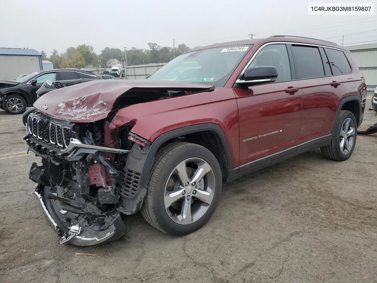 2021 Jeep Grand Cherokee L Limited VIN: 1C4RJKBG3M8159807 Lot: 71064264