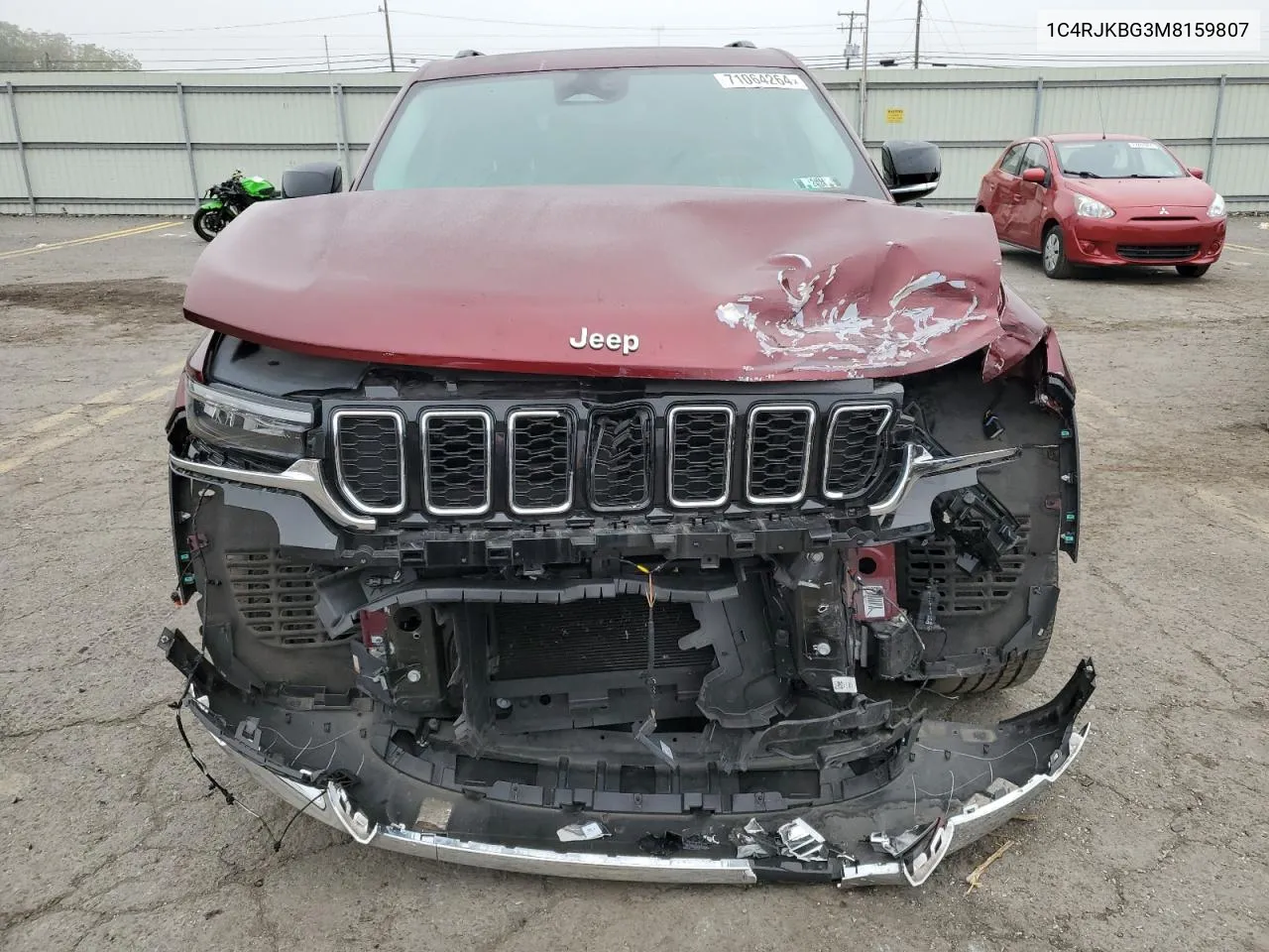 2021 Jeep Grand Cherokee L Limited VIN: 1C4RJKBG3M8159807 Lot: 71064264