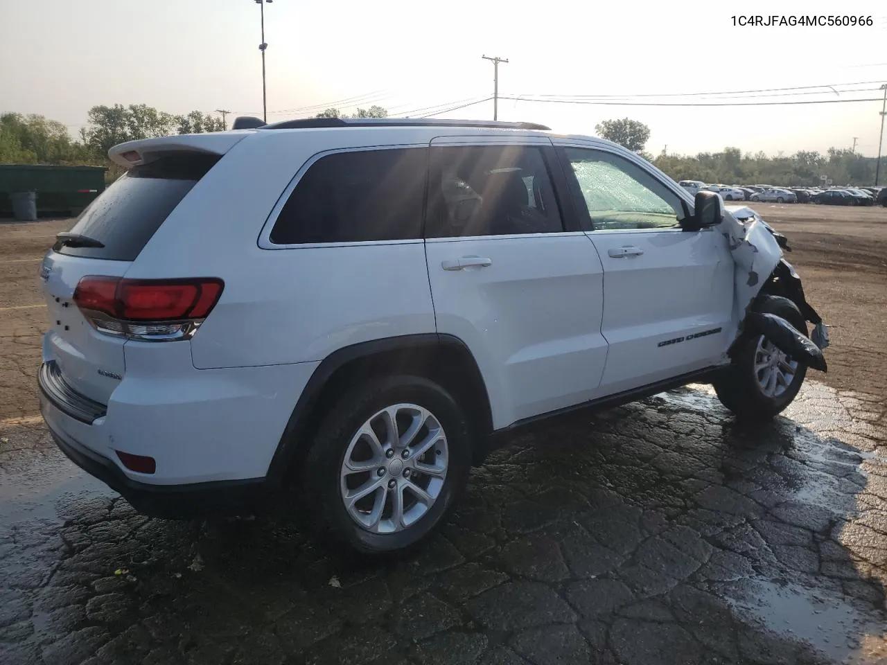 2021 Jeep Grand Cherokee Laredo VIN: 1C4RJFAG4MC560966 Lot: 71184354