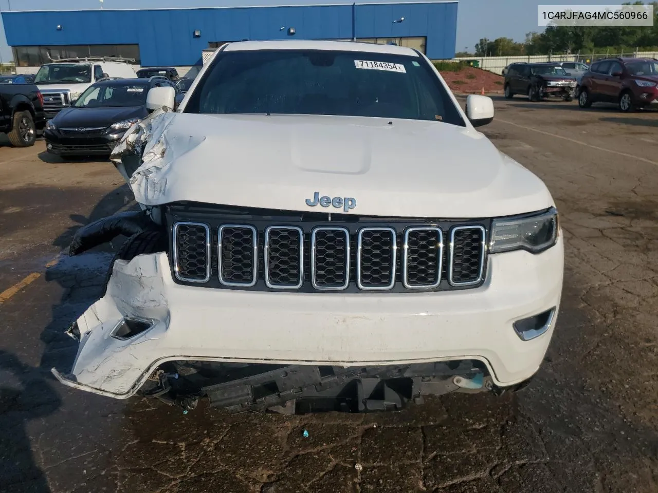 2021 Jeep Grand Cherokee Laredo VIN: 1C4RJFAG4MC560966 Lot: 71184354