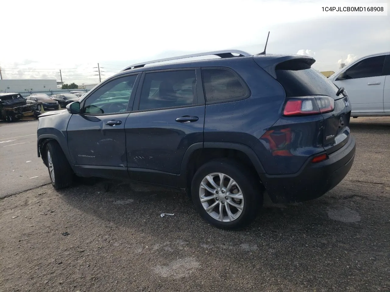 2021 Jeep Cherokee Latitude VIN: 1C4PJLCB0MD168908 Lot: 71216084