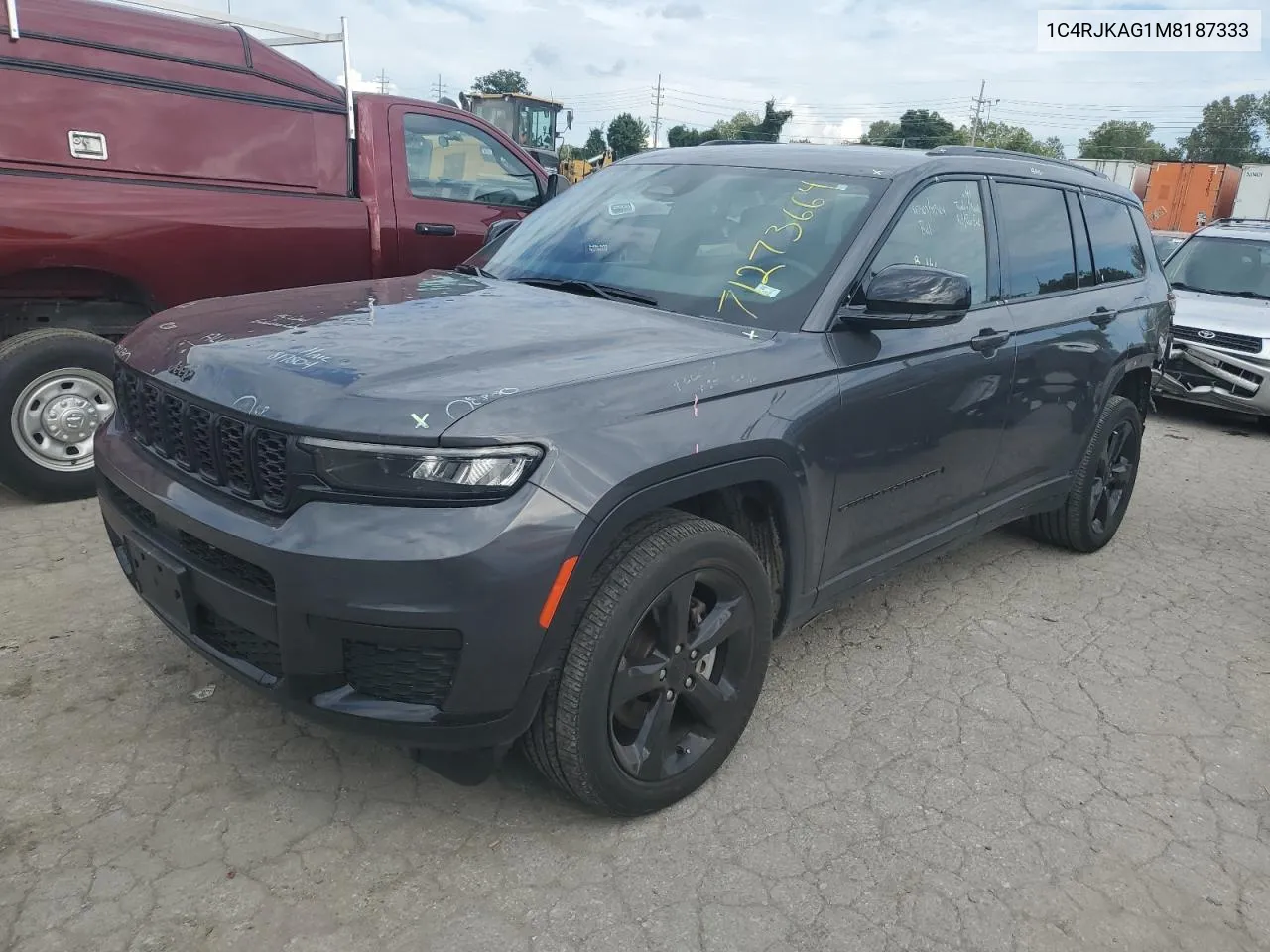 2021 Jeep Grand Cherokee L Laredo VIN: 1C4RJKAG1M8187333 Lot: 71273664