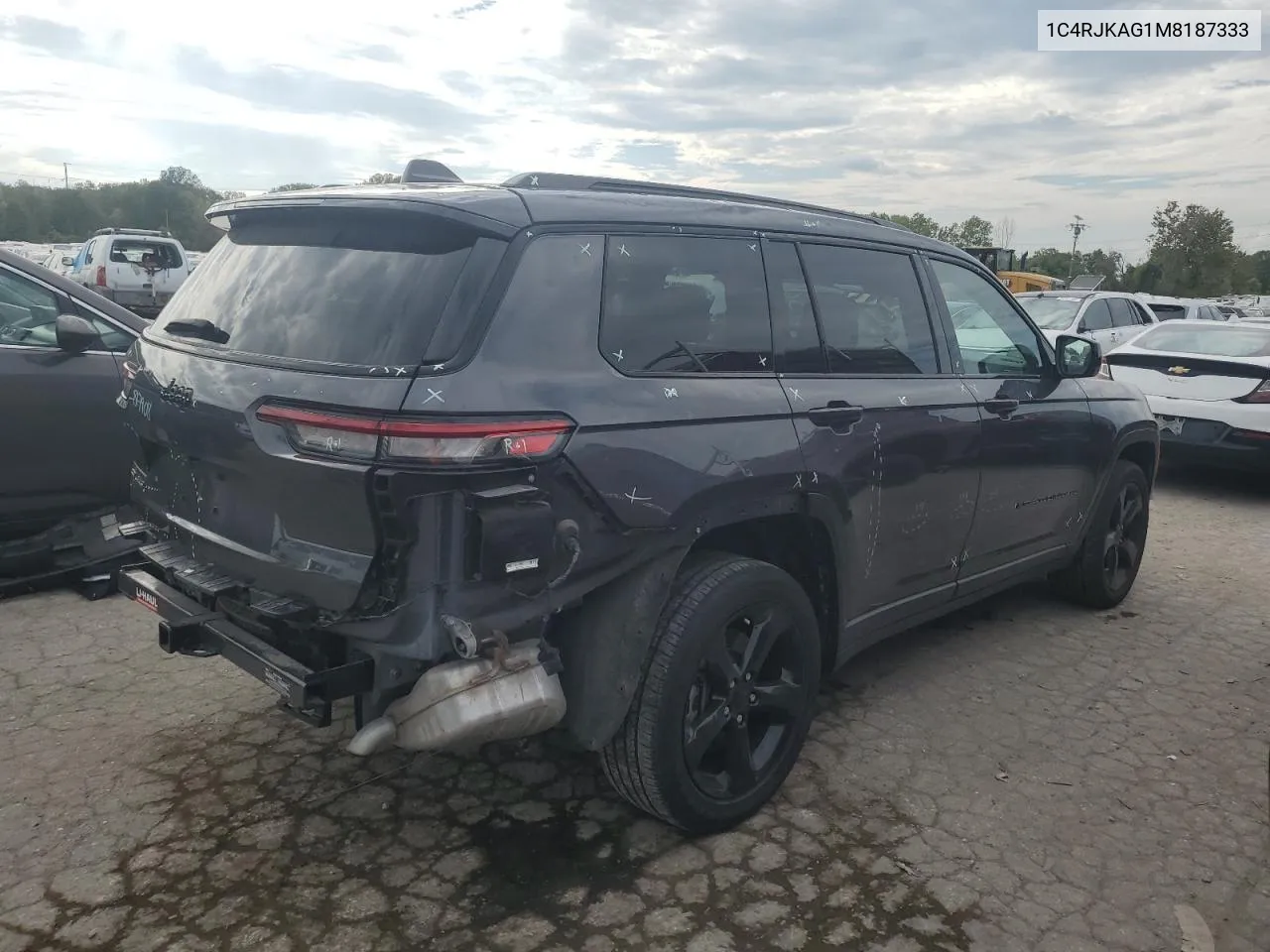 2021 Jeep Grand Cherokee L Laredo VIN: 1C4RJKAG1M8187333 Lot: 71273664