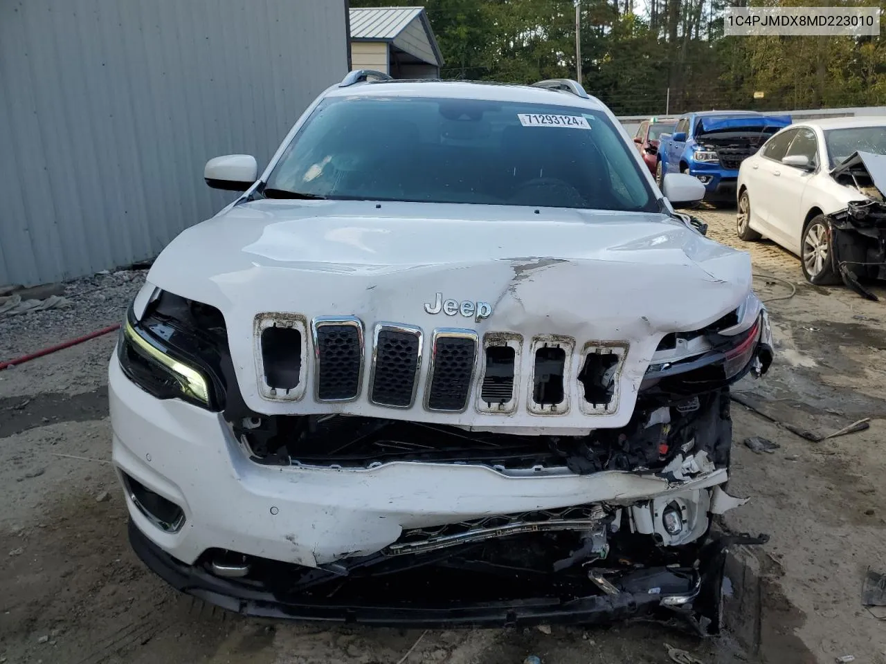 2021 Jeep Cherokee Limited VIN: 1C4PJMDX8MD223010 Lot: 71293124